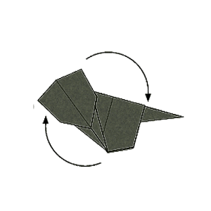Easy Origami Black Cat Folding